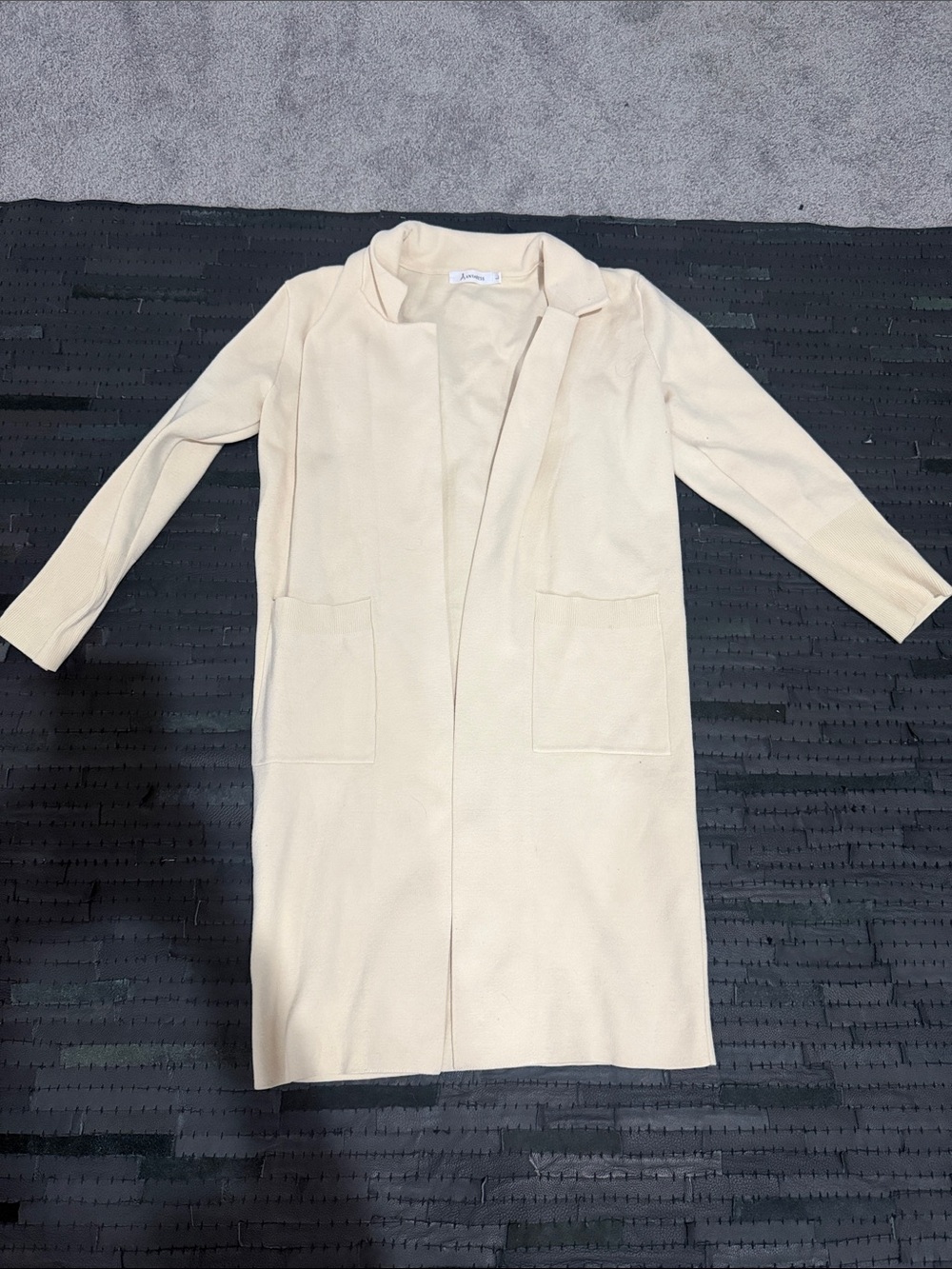 Women’s Open-Front Cream Trench Coatigan by J.Crew